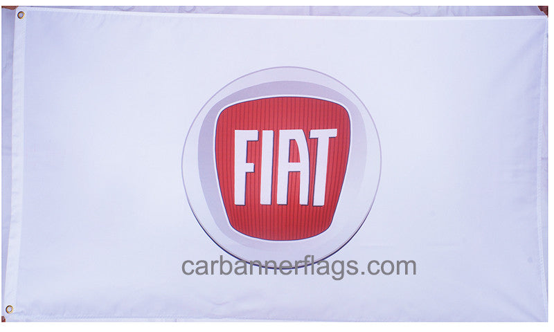 Fiat Flag-3x5 Fiat racing Banner-Metal Grommets - flagsshop