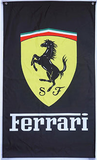 Custom Flags-2 sided flags-Ferrari-Lamborghini-Bentley-Rolls Royce-Jaguar-Bugatti - flagsshop