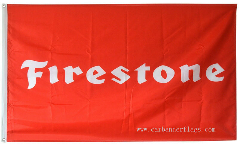 Firestone Flag-3x5 FT Banner-100% polyester-2 Metal Grommets - flagsshop