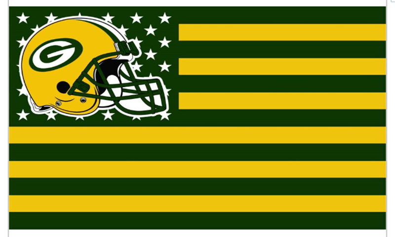 Green Bay Packers Flag-3x5 NFL Banner-100% polyester-super bowl - flagsshop