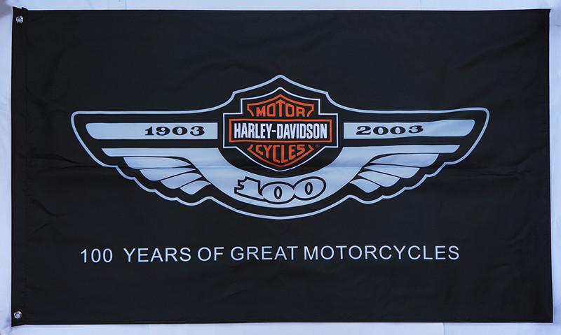 Harley Davidson FLAG HD BANNER LEGENDARY-3x5 motorcycles banner-Harley Flags - flagsshop