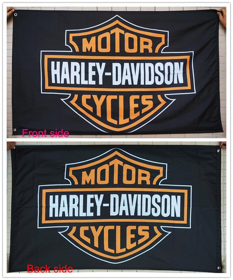 Harley Davidson Flag Banner 3 By 5 Feet