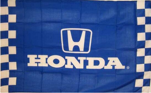 Honda Flag-3x5 Honda Racing Motorcycles Banner-100% polyester-2 Metal Grommets - flagsshop