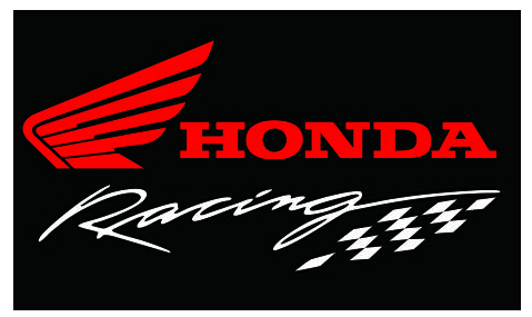 Black Honda Racing Logo