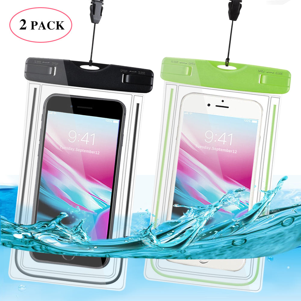 Universal Waterproof Case, Waterproof Phone Pouch Dry Bag IPX8 Luminou Universal Waterproof Case, Waterproof Phone Pouch Dry Bag IPX8 Luminou