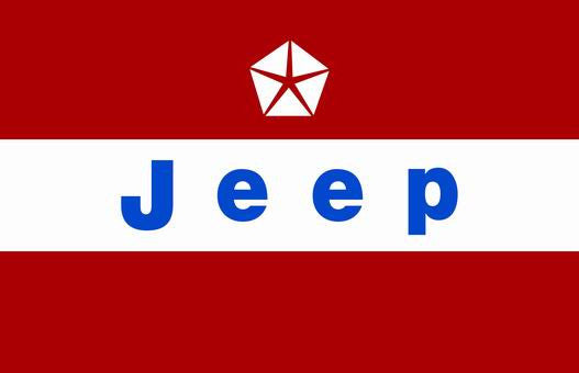 Jeep Flag-3x5 FT-100% polyester Banner-white-green-earth yellow - flagsshop