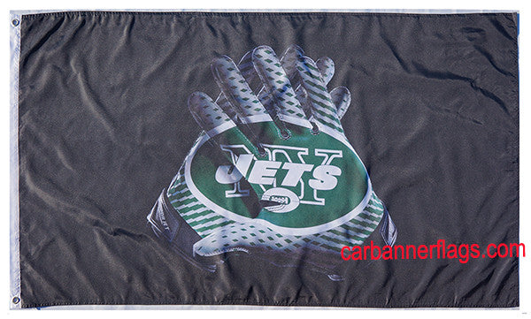 New York Jets Flag-3x5 NFL Banner-100% polyester- Free shipping for USA address - flagsshop