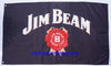 Jim Beam flag-3x5 FT-100% polyester-Banner-Black - flagsshop