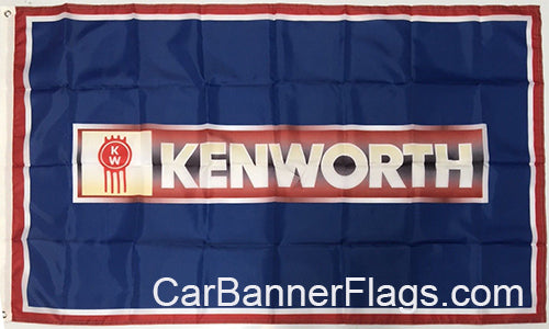 Kenworth Flag-3x5 FT-100% polyester-Banner-Black - flagsshop