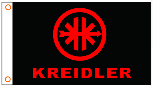 Kreidler Flag-3x5 FT Kreidler Motorcycle Banner-100% polyester-2 Metal Grommets - flagsshop