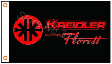 Kreidler Flag-3x5 FT Kreidler Motorcycle Banner-100% polyester-2 Metal Grommets - flagsshop
