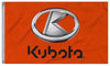 Kubota Flag-3x5 FT Banner-100% polyester-2 Metal Grommets