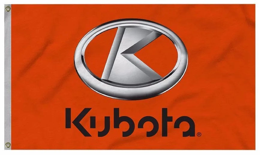 Kubota Super Sized Satin Emblem (B) - Large Decal For Tractor Or Vehicle