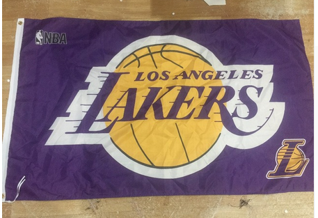 L.A. Lakers Flag-3x5 Banner-100% polyester - flagsshop