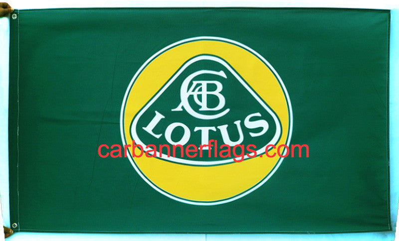 Lotus Flag-3x5 Checkered Lotus Banner-100% polyester-Green - flagsshop