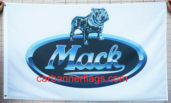 Mack Flag-3x5 Banner-100% polyester-White - flagsshop