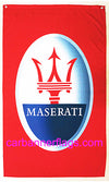 Maserati Flag-3x5 Racing Banner-100% polyester-Red - flagsshop