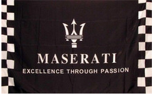 Maserati Flag-3x5 Racing Banner-100% polyester-Red - flagsshop