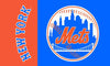 New York Mets Flag 3' x 5' FT MLB Banner brass metal holes Flag Size 90*150 Custom flag - flagsshop