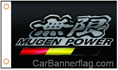 Honda Mugen Flag-3x5 FT Banner-100% polyester-2 Metal Grommets - flagsshop