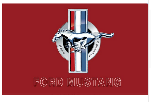 Ford Mustang Flag-3x5 Banner-100% polyester - flagsshop