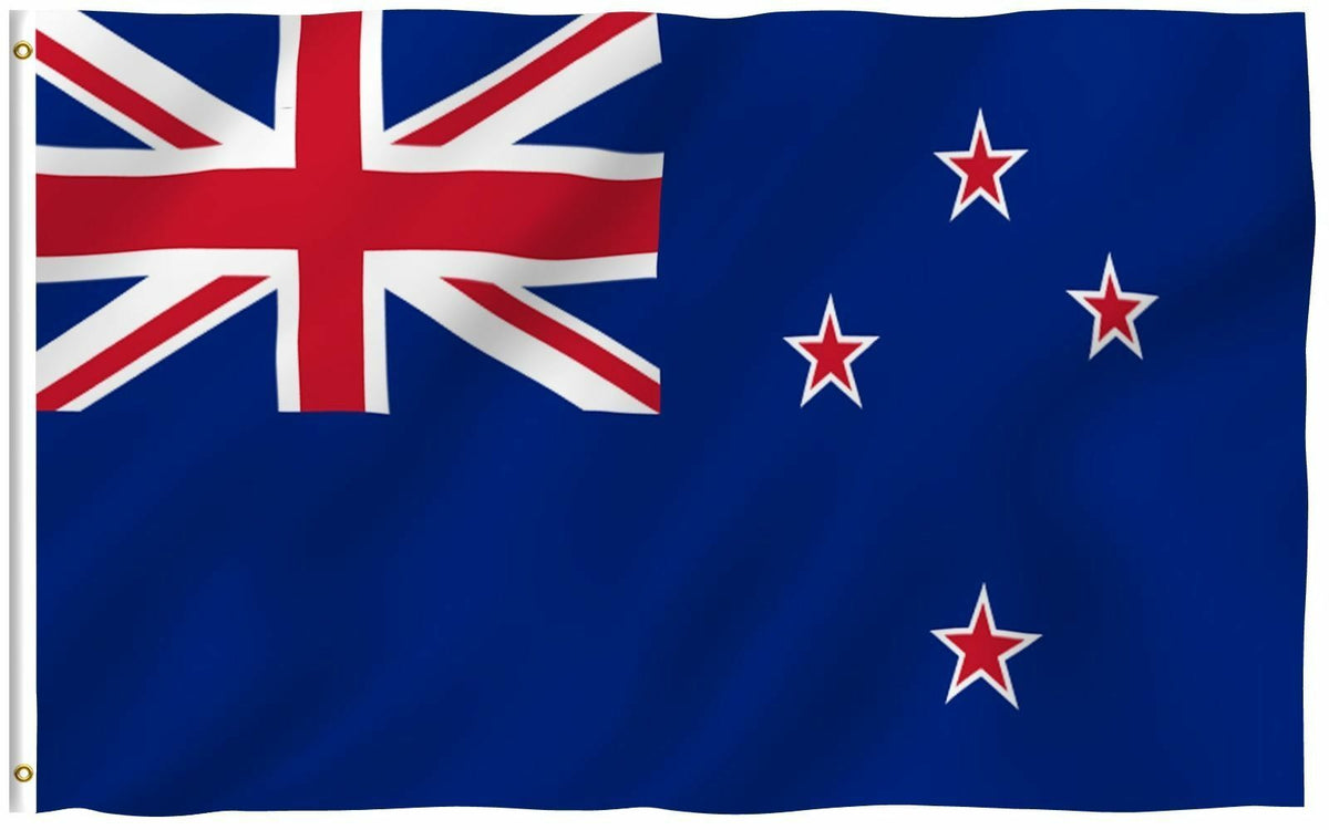 NEW ZEALAND FLAG NATIONAL BANNER 3'X'5' - flagsshop