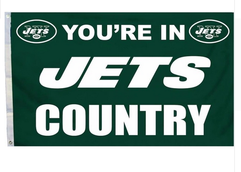New York Jets Flag-3x5 NFL Banner-100% polyester- Free shipping for USA address - flagsshop