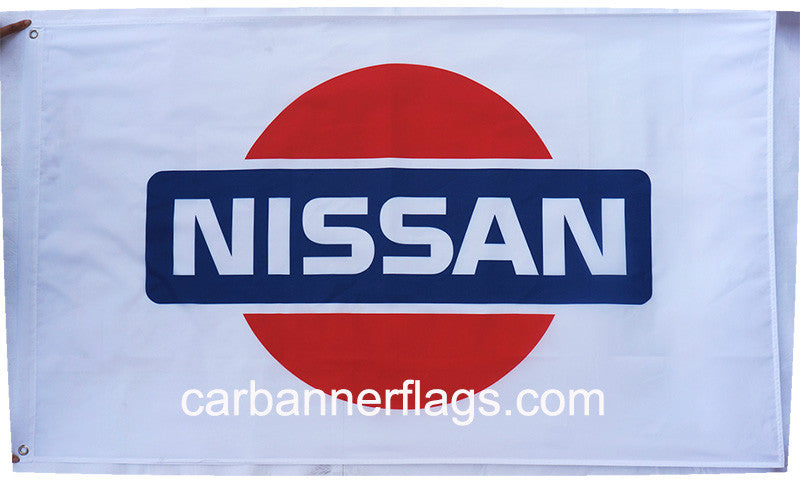 Nissan Flag-3x5 Motorsports Banner-100% polyester-White - flagsshop