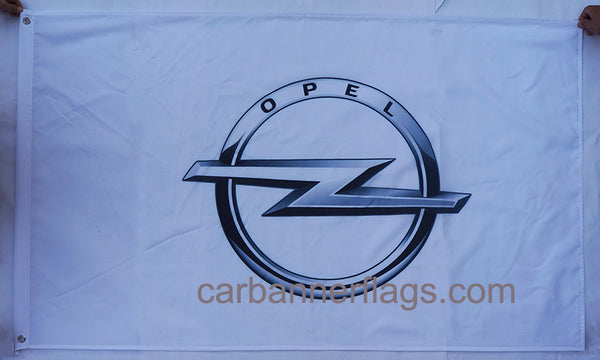Opel Flag-3x5 Banner-100% polyester-White - flagsshop