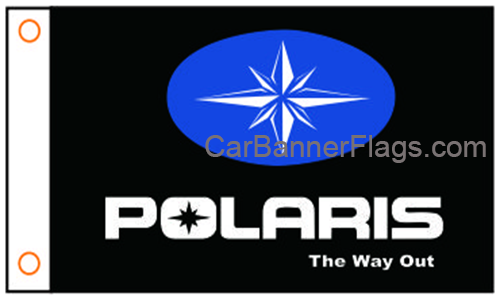 Polaris Flag-3x5 Polaris Motorcycles Banner-100% polyester-2 Metal Grommets - flagsshop