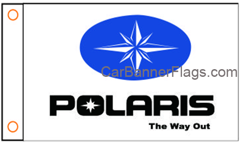 Polaris Flag-3x5 Polaris Motorcycles Banner-100% polyester-2 Metal Grommets - flagsshop