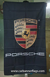 Porsche Flag-3x5 Banner-100% polyester - flagsshop