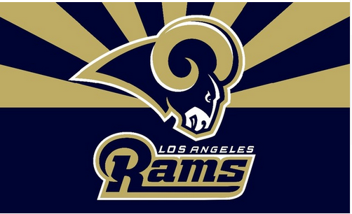 St. Louis Rams Flag-3x5 NFL Los Angeles Rams Banner-100% polyester - flagsshop
