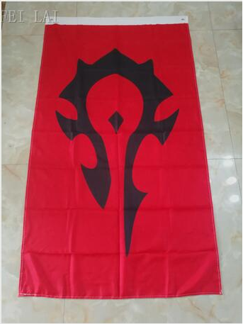 Rebel Alliance Flag-3x5 World of war craft Horde Banner-100% polyester - flagsshop