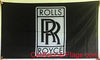 Rolls Royce Flag-3x5 Banner-100% polyester-Black - flagsshop