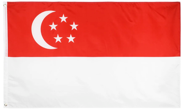 Singapore flag-Singapore national country banner