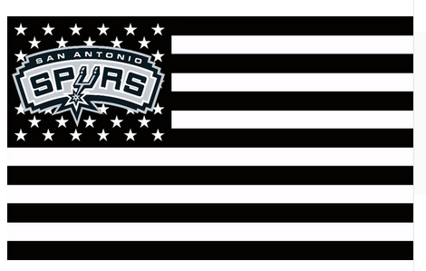 San Antonio Spurs Flag-3x5 Banner-100% polyester - flagsshop