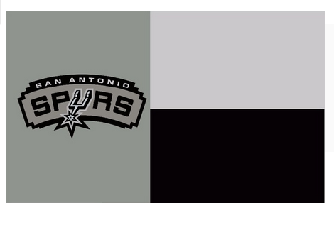 San Antonio Spurs Flag-3x5 Banner-100% polyester - flagsshop