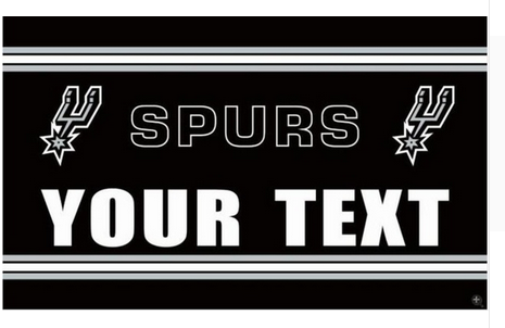 San Antonio Spurs Flag-3x5 Banner-100% polyester - flagsshop