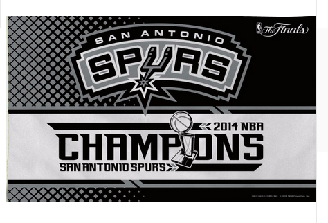 San Antonio Spurs Flag-3x5 Banner-100% polyester - flagsshop