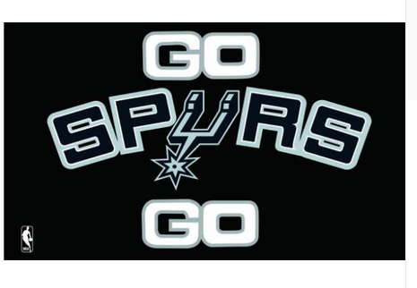 San Antonio Spurs Flag-3x5 Banner-100% polyester - flagsshop