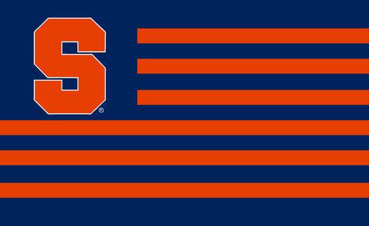 Syracuse University Flag 3 ' X 5 ' Fan bandera 150 X 90 CM bandera de cobre amarillo del metal agujeros NCAA Flag - flagsshop