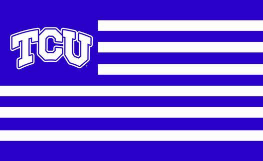 Texas Christian University NCAA Flag hot sell goods 3X5FT 150X90CM Banner brass metal holes - flagsshop