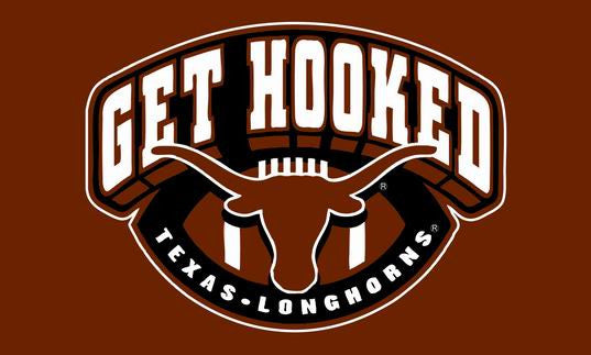 Longhorn Texas Flag,free shipping Texas Longhorns Rugby club banner, 90*150CM polyster - flagsshop