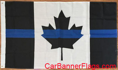 Thin Blue Line USA American Flag-3x5 Blue Lives Matter USA American Police Flags-Honoring Law Enforcement Officers Banners - flagsshop