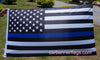 Thin Blue Line USA American Flag-3x5 Blue Lives Matter USA American Police Flags-Honoring Law Enforcement Officers Banners - flagsshop