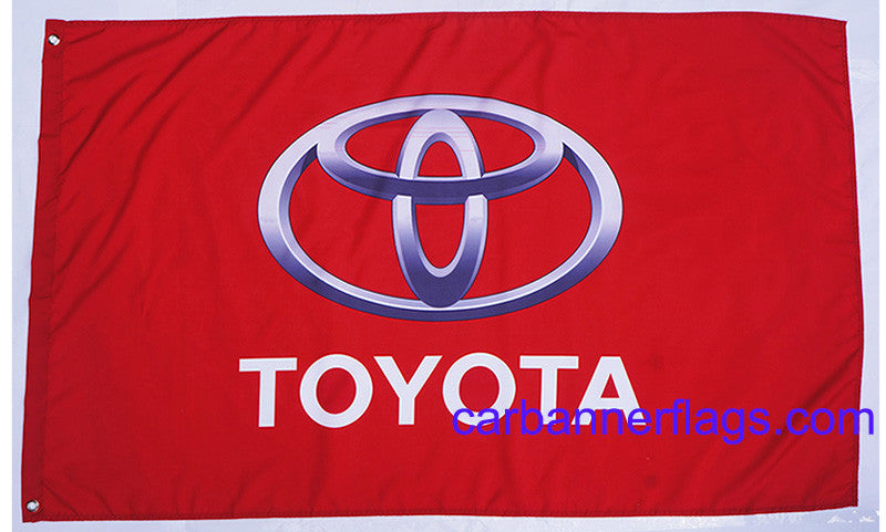 Toyota TRD Banner Flag – 2ft X 8ft – Black – Unbranded