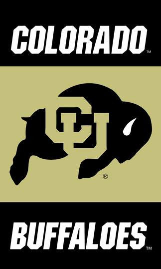 free shipping College banner University of Colorado Educational institution flag,100% polyester flag,3*5 foot, NFL,NHL - flagsshop