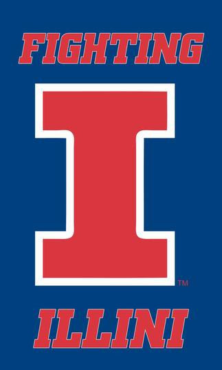University of Illinois 90x150cm Flag 100% Polyester banner, College custom flag any size company advertisement flags,flag king - flagsshop