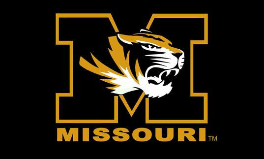 Missouri Tigers Flag 3' x 5' NCAA University of Missouri Banner Mizzou Flag 100% Polyester